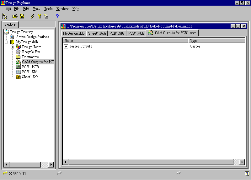 按下 Finish鈕結束Gerber輸出文件全部設置工作。