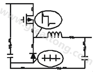 我們的設(shè)計(jì)范例顯示，有高達(dá)3A的電流必須從接地流回到源端(一個(gè)24V汽車電池或一個(gè)24V電源)。