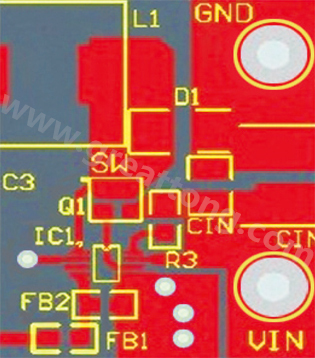 星節(jié)點(diǎn)連接地平面及兩個(gè)小電流接地連接(IC和分壓器)。