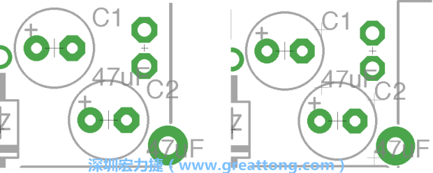 如果你尚未使用「分離工具（Smash Tool）」將所有的名稱和量值標(biāo)簽從各自對應(yīng)的元件上分離，你將會發(fā)現(xiàn)你無法從元件上獨立地移動一個尚未進(jìn)行分離的標(biāo)簽（如左下圖所示），但是對于已經(jīng)執(zhí)行過分離的元件（如右下圖所示）來說，它們的標(biāo)簽都可以獨立地操作。